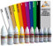 10er Set AIRBRUSH FARBEN für AIRBRUSH NAILDESIGN - Airbrushfarbe für die Nägel, bedingt auch geeignet für Airbrush Tattoo, Airbrush im Modellbau - AIRBRUSH FARBEN WASSERVERDÜNNBAR