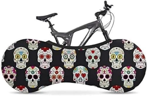 Velo Sock Unisex – Erwachsene Skulls Bike Cover, PASST FÜR 99% FAHRRÄDER