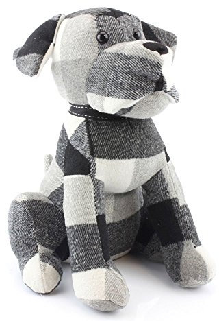Black and Grey Dog Doorstop
