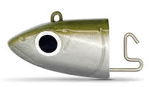 Fiiish Lures – Black Minnow Köpfe Jig BM120 – Bleikopf für weiche Köder aus Vinyl – zum Spinnen von Bass Barsch und anderen Arten – Pack x 2 Köpfe Nr. 3