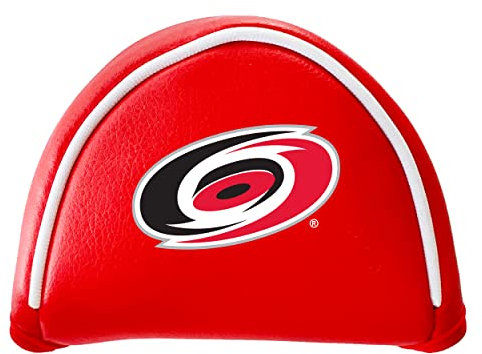 Team Golf NHL Carolina Hurricanes Putter Cover - Mallet (Color) - Printed Team Golf NHL Putter Cover - Mallet Printed, Fits Most Mallet Putters, Easily Slips on and Secures with Velcro Closure