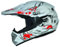 ATO Kids Pro Kinder Crosshelm Weiß Größe: XS 53-54cm Kinderhelm Kinder Cross BMX MX Enduro Helm