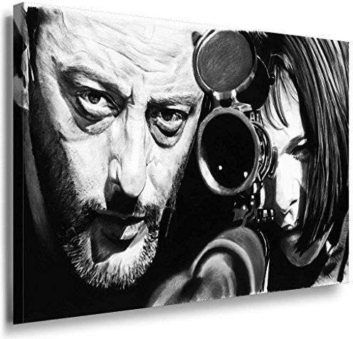 LaraArt Bilder Leon der Profi Leinwandbild / LaraArt Bilder / Mehrfarbig + Kunstdruck XXL f06 Wandbild 100 x 70 cm