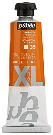 Pébéo - Huile Fine XL 37 ml - Peinture à l’Huile Orange Vif – Peinture à l’Huile Pébéo - Orange Vif 37 ml 937035
