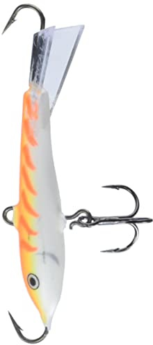 Rapala - Jigging Rap Angelköder - Natürlich Schwimmendes Angelzubehör - Jig-Köder - Variable Lauftiefe - Fischköder 5cm, 9g - Hergestellt in Estland - Orange Tiger UV