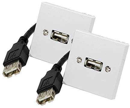 CONECTICPLUS Prise Murale USB (par x2)