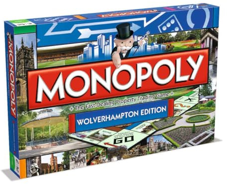 Winning Moves Monopoly Board Game, Wolverhampton, One Size