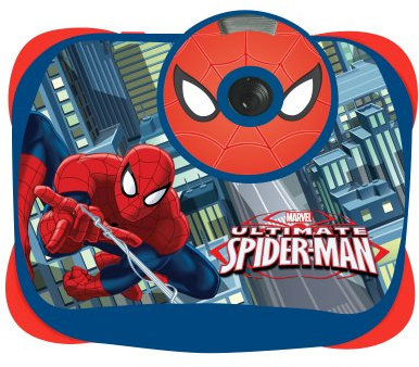 SpiderMan DJ135SP Fotocamera Digitale, Blu/Rosso