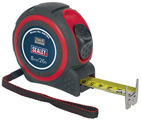 Sealey SMT8H Heavy-Duty Measuring Tape 8m (26ft)