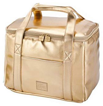 Elegante Be Cool City Kühltasche gold 29x18x21 cm - Einkaufstasche die kühlt und chick aussieht mit ergonomischen Griffen