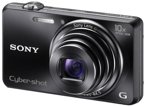 Sony Cyber-shot WX100 High Zoom CMOS Sensor Camera - Black (18.2MP, 10x Optical Zoom) 2.7 inch LCD