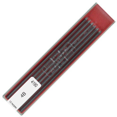 Bleistiftminen - 2 mm - Bleistift Minen - 4B - KOH-I-NOOR Graphitminen