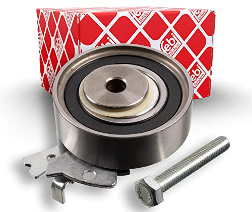 febi bilstein 06971 Tensioner Pulley for timing belt, with screw, pack of one