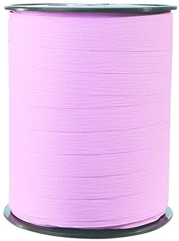 Clairefontaine 601560C Spule Geschenkband matt (250 m x 10 mm, ideal für Bastelprojekte und Geschenke) 1 Stück rosa