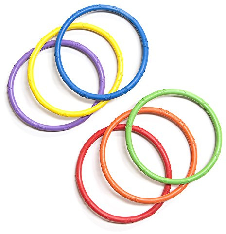 Banzai Spring & Summer Toys Pool Time Dive Rings 6-Pack