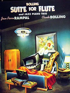 Edition Hal Leonard Suite for Flute + Jazz Piano Trio - arrangiert für Querflöte - Kontrabass - Schlagzeug - Klavier [Noten/Sheetmusic] Komponist: Bolling Claude