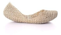 Melissa Women's Campana Papel 20 Closed Toe Ballet Flats, Gold (Soft Gold Glitter 50712), 7 UK