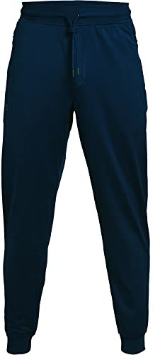 Under Armour Sportstyle Tricot Jogger, komfortable Sporthose für Männer, schnell trocknende Trainingshose mit integrierter Handytasche Herren, Academy / Black , S