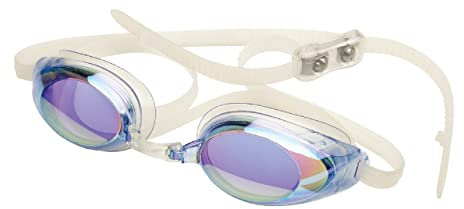 FINIS Goggles Lightning Mirror, blau/spiegelblank, one Size