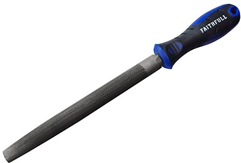 Faithfull FAIFIHRSC8 Engineers File Half Round Second Cut 200mm (8in)