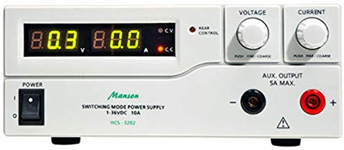 Manson Laborschaltnetzteil HCS-3202 (1-36 V/0-10 A) mit USB-Schnittstelle, programmierbar