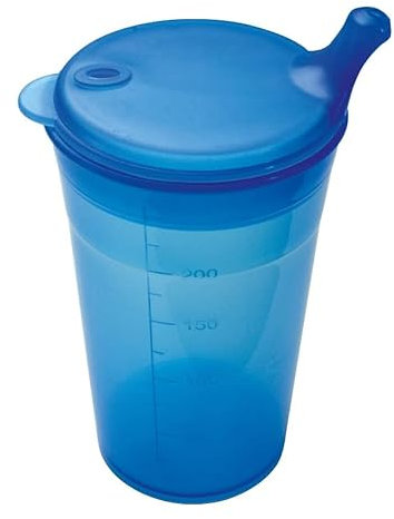 Trinkbecher, Tee, kurzes Mundstück, transparent