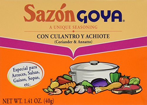 Goya Foods Sazon Culantro y Achiote, 1.41-Ounce (Pack of 3)