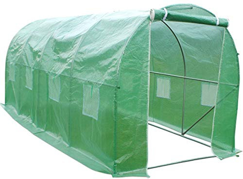 Habitat et Jardin Invernadero Tunel de jardín Althea - 9m² - 4.5 x 2 x 2 m