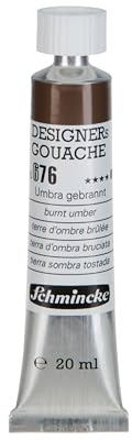 Schmincke Designers Gouache Umbra gebrannt, 20 ml-Tube, 25 676 007