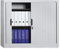 C+P Rollladenschrank | HxBxT 1030 x 1000 x 420 mm | 2 Fachböden | Lichtgrau