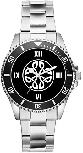 KIESENBERG Keltischer Knoten Wikinger Geschenk Artikel Idee Fan Uhr 2475