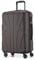 suitline - Hartschalen-Koffer Koffer Trolley Rollkoffer Reisekoffer, TSA, 66 cm, ca. 58 Liter, 100% ABS Matt, Titan