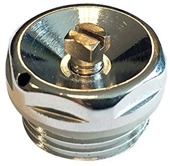 NWT 1/2 BSP - Chrome Bleed Valve (for Towel Rails & Radiators)