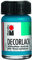 Marabu 11300039056 - Decorlack Acryl Cyan 056, 15 ml, hochglänzender Acryllack auf Wasserbasis, wetterfest, speichelfest, zum Malen, Schablonieren und für Serviettentechnik