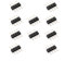 10er Pack 4 pol Pin | Kupplung | Verbinder | Stecker | Lötstift für RGB LED 3528 5050SMD Strip Streifen