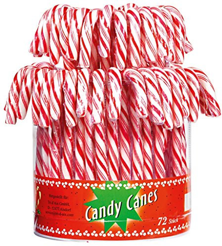 TRI.CANDY CANES ROT/WEISS