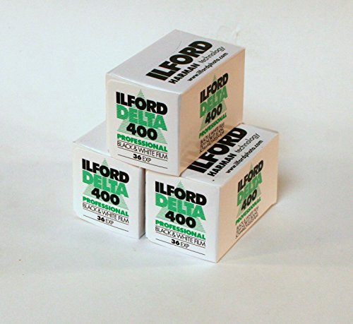 Ilford Delta 400 35mm Black and White Film 36 exposures - pack of 3