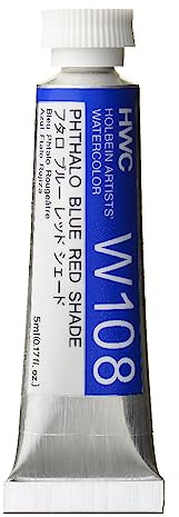 Holbein : Artists' : Watercolour Paint : 5ml : Phthalo Blue Red Shade