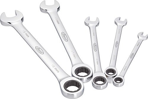 Vigor Ratschen-Ring-Maul-Schlüssel-Satz, lange Ausführung, 5-teilig, 1 Stück, V2820