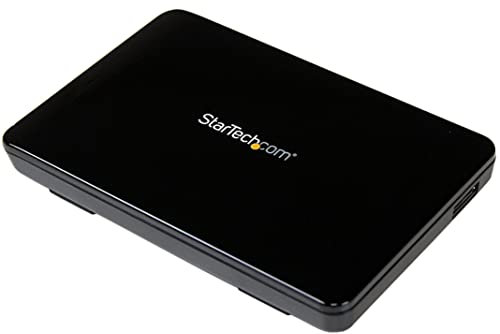 StarTech.com Caja Carcasa USB 3.0 de Disco Duro HDD SATA 3 III de 2,5 Pulgadas Externo con UASP