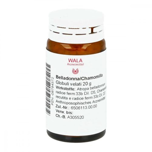 WALA Belladonna/Chamomilla Globuli velati, 20 g Globuli