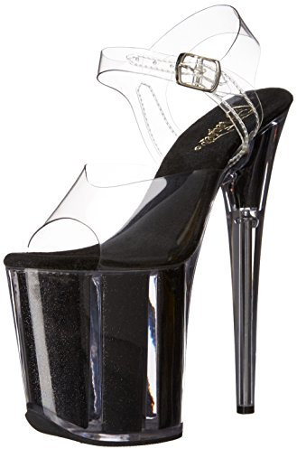 Pleaser Damen Flamingo-808G Sandalen, Transparent (Transparent), 39 EU