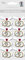 Ursus 8 3D-Luxussticker Hochzeit Schleifen mit Eheringen und rotem Herz