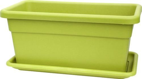 BBN SOTTOVASO in Polipropilene Rettangolare Maxi Colore Verde Chiaro 98x40x7H cm. (Solo Il sottovaso)