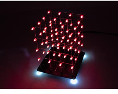 Hobby Components 4x4x4 64 LED cube kit (Red)