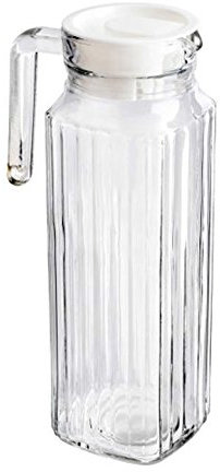 bs 1.1L Glass Pitcher Fridge Door Jug with Lid BUY 3 GET 1 FREE