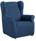 Textil-home Stretchhusse für Ohrensessel TEIDE, 1 Sitzer - 70 a 100Cm. Farbe Blau
