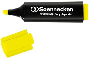 Soennecken Textmarker 2-5 mm, Keilspitze, gelb