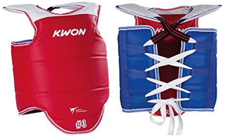 Kwon TKD Kampfweste Korea WTF Rec. CE Gr. S rot/blau