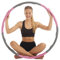 Hula Hoop Reifen Erwachsene Abnehmen - Sportgeräte Fitness Zuhause Oder Fitnessstudio - Hoola Hoop mit Abnehmbaren Segmenten - Rosa - 1,2kg - Von just be...